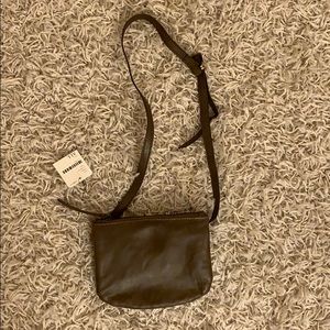 Leather crossbody bag